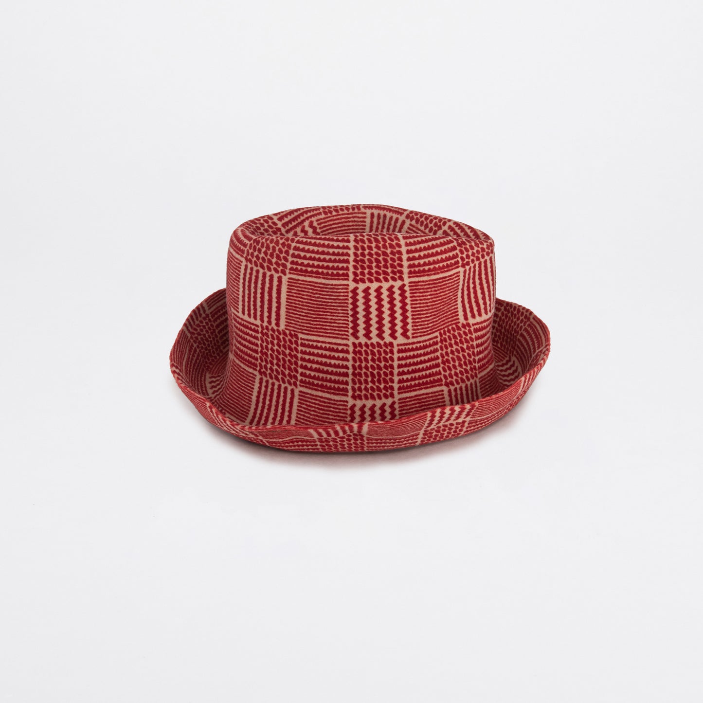 ARTISTA wool checker red