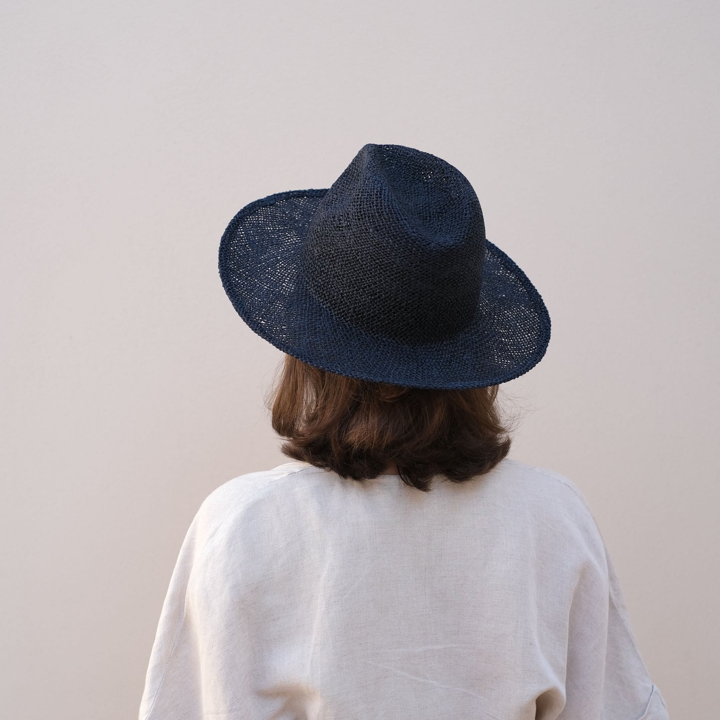 BONCIA jute straw dark blue