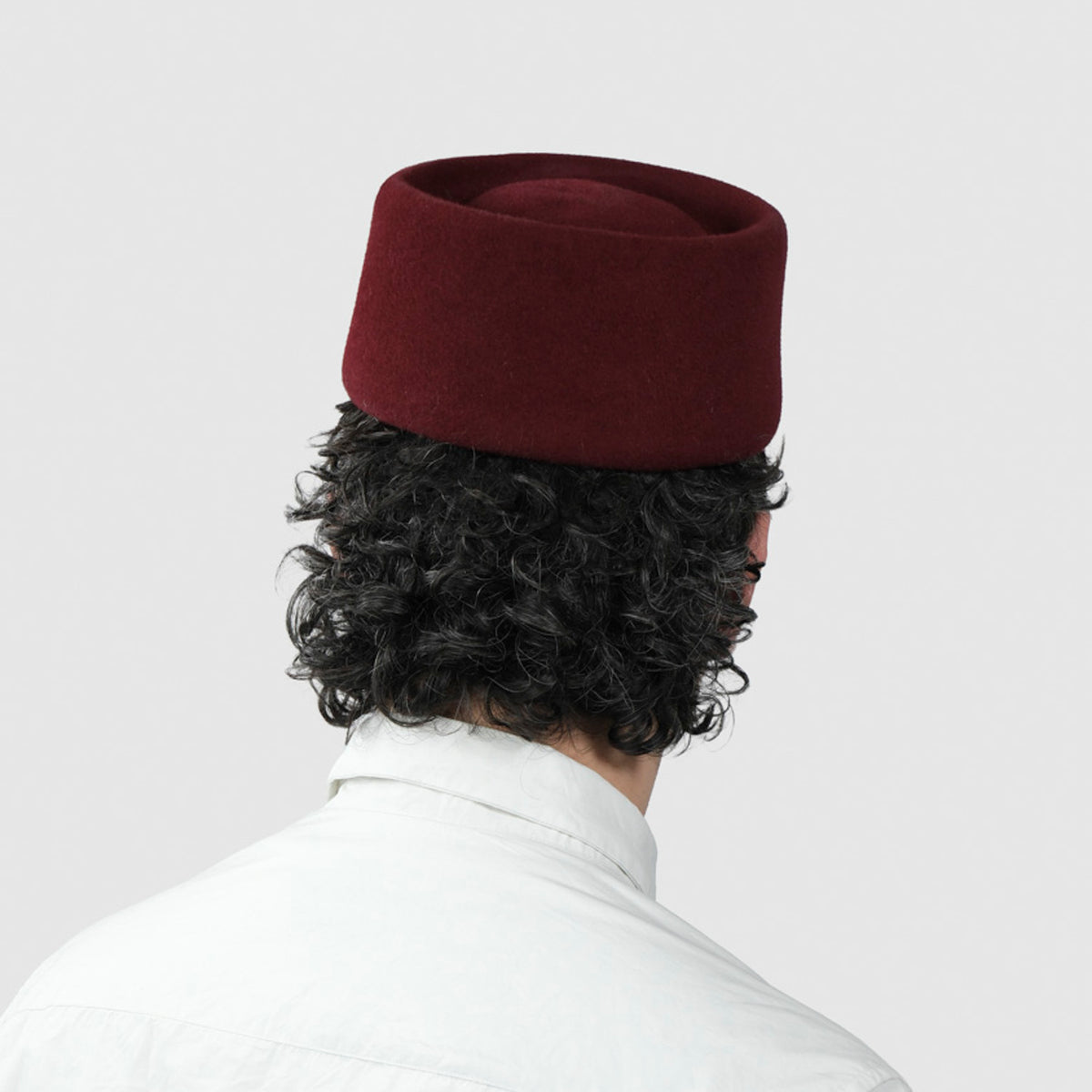 CUP lapin velour bordeaux