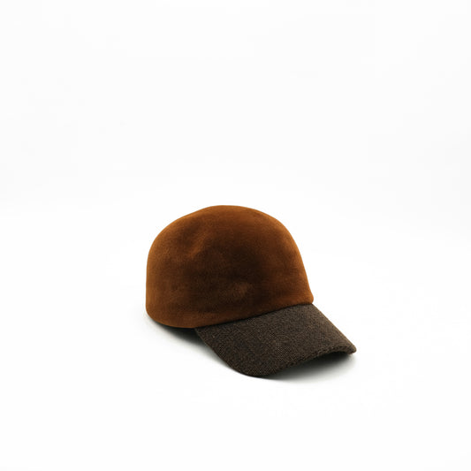 CAP lapin velour brown