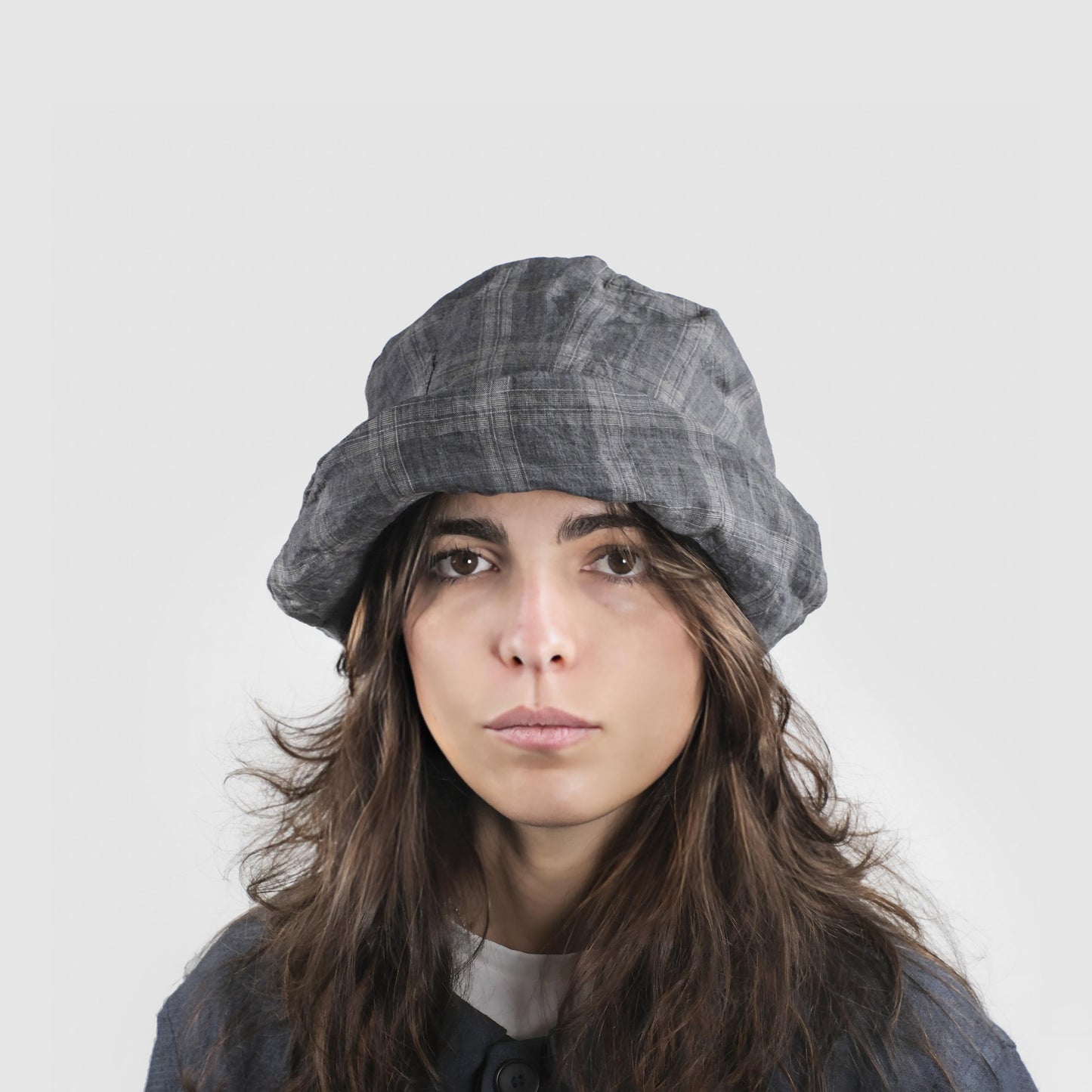 ARTISTA cotton/linen grey quad
