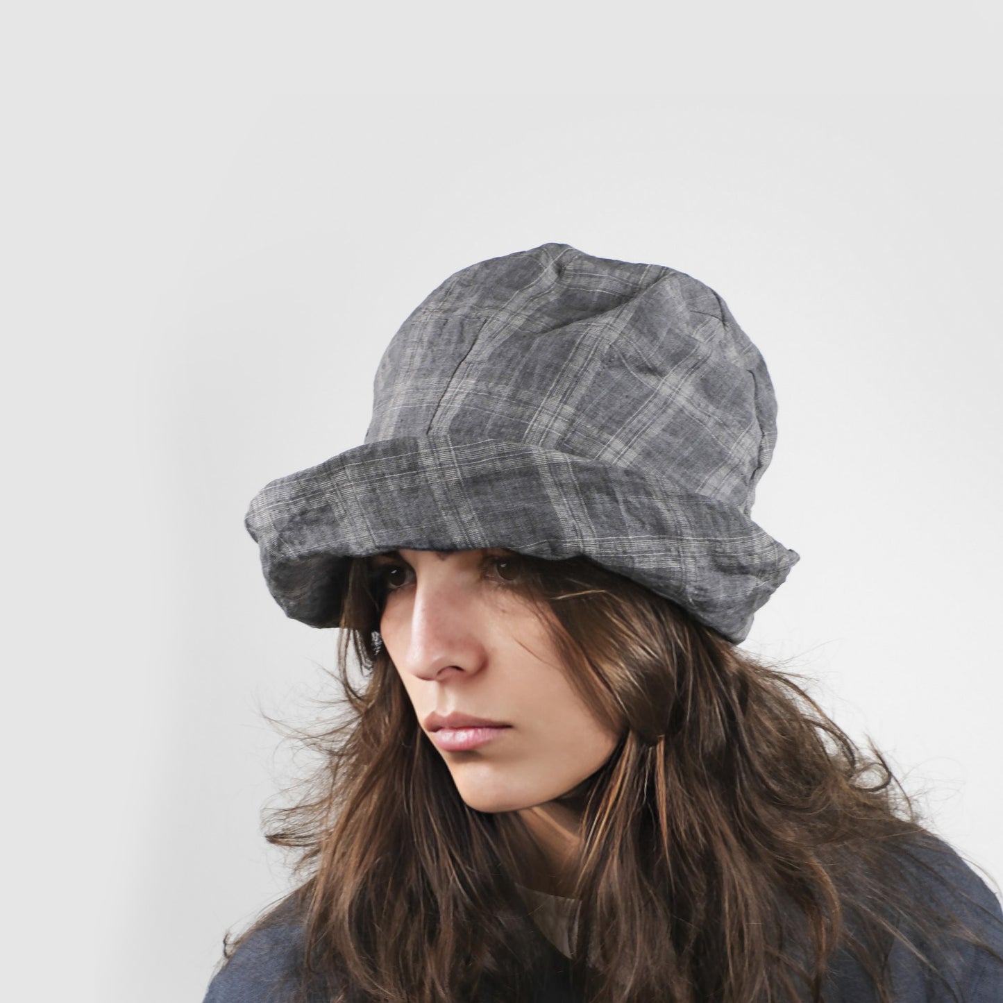 ARTISTA cotton/linen grey quad