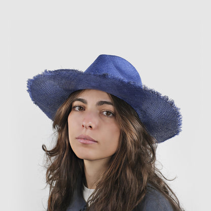 BONCIA OPEN parasisol straw electric blue