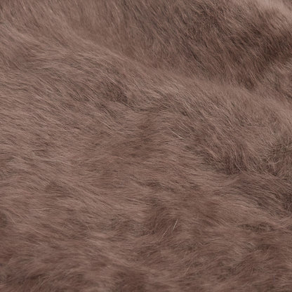 CUFFIA ANGORA TAUPE